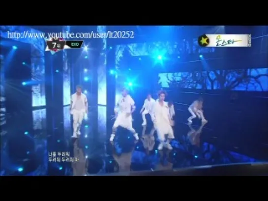 [MR Removed] 130613 EXO - Wolf [Real Singing @ M countdown]