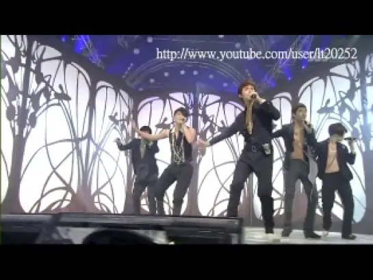 [MR Removed] 081005 TVXQ - Mirotic (Inkigayo) Awesome