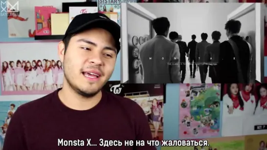 [Рус.саб][21.03.2017] MONSTA X - Beautiful MV (REACTION) #MONSTAX1STWINPLZ