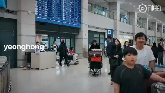 2018.10.23 Kim Hyun Joong прилетают в Корею аэропорт Incheon