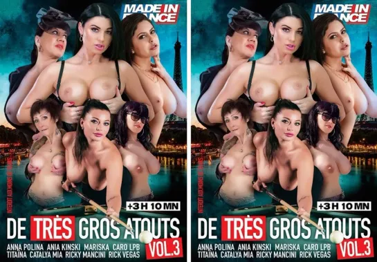 De (Tres) Gros Atouts Vol. 3 - Mariska X, Anna Polina, Ania Kinski and Caro La Petite -[porn, sex, lesbian, Milf, teen, Anal