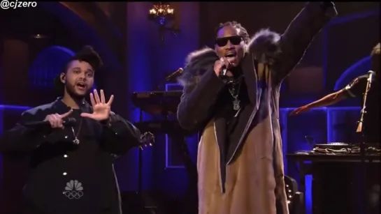 The Weeknd Joins Future On SNL For "Low Life"