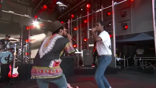 ASAP Rocky & Schoolboy Q Perform "Electric Body" On Jimmy Kimmel Live