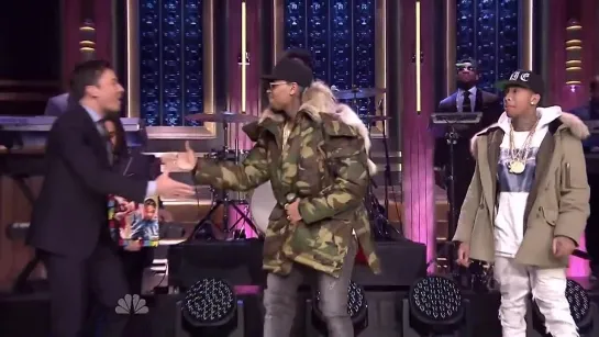 Chris Brown & Tyga Perform "Ayo" On Jimmy Fallon