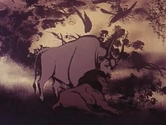 Лев и Бык \ The Lion and the Bull (1983) Фёдор Хитрук \ Fyodor Khitruk. СССР