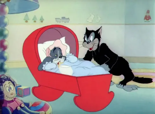 12. Baby Puss - Том и Джерри (1943) William Hanna & Joseph Barbera_Уильям Ханна и Джозеф Барбера. США