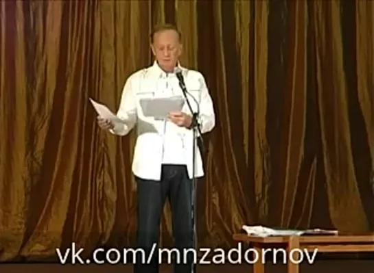 Михаил Задорнов "Охлобыстин поп-президент" ("Концерт в Кингисеппе", 2011)