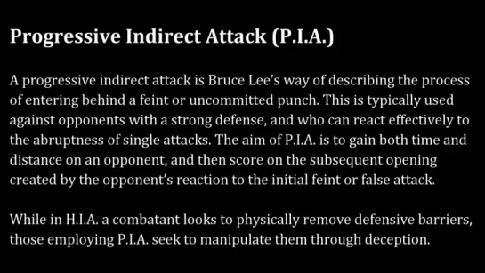 Boxing and BRUCE LEE - The Five Ways of Attack