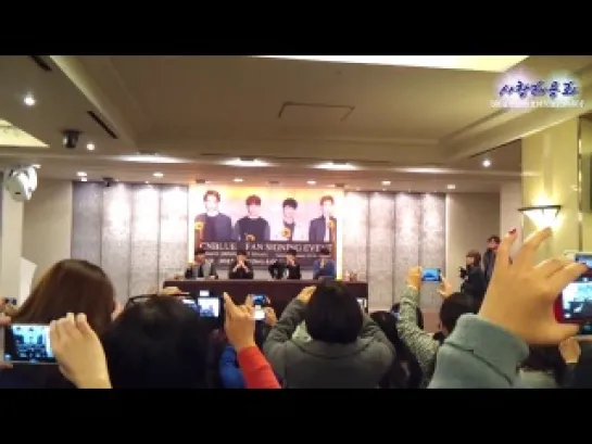 [FanCam] Автограф-сессия CNBLUE 21/12/2013 (ЁнХва)