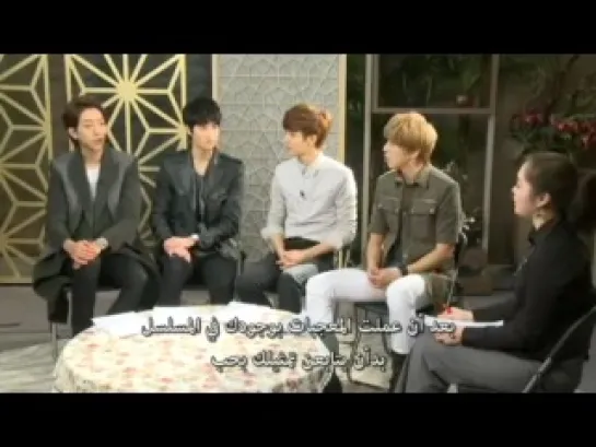 CNBLUE interview with KBS World Arabic (1 часть) без перевода