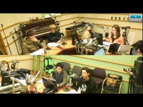 KBS Cool FM 「Yoo In Na’s Volume up 」- CNBLUE 15/02/2013 (часть 1)