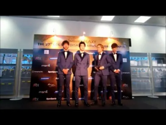 Интервью с CNBLUE - 27th Golden Disk Awards 15/01/2013