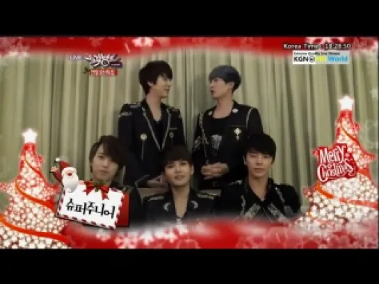 [MusicBank]21/12/2012 Рождественские поздравления от K-POP звезд:CNBLUE