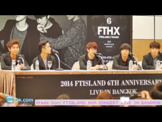 Пресс-конференция FTISLAND в Бангкоке (Таиланд) 28/03/2014 [2]