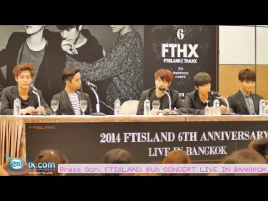 Пресс-конференция FTISLAND в Бангкоке (Таиланд) 28/03/2014 [4]