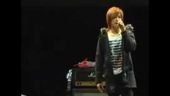 FT Island 2009 fanmeeting "The One" - Wonbin's final performance of The One