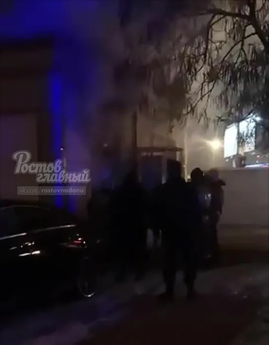 Пожар в Золотом колосе на Малиновского 70/ 2 12.1.2019 Ростов-на-Дону Главный