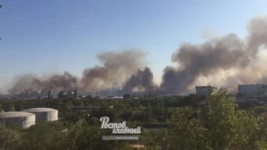 Сотрудник МЧС рассказывает про пожары в Суворовском и на Западном 28.8.2018 Ростов-на-Дону Главный