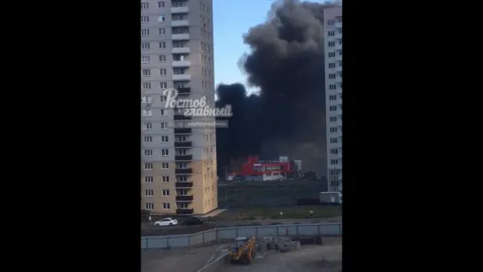 Пожар в Суворовском 28.8.2018 Ростов-на-Дону Главный