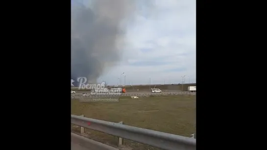 Пожар в районе Щепкинского моста 6.4.2018 Ростов-на-Дону Главный