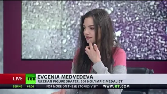 RT Sport | Russian Olympic star Medvedeva speaks to RT | 14/03/2018