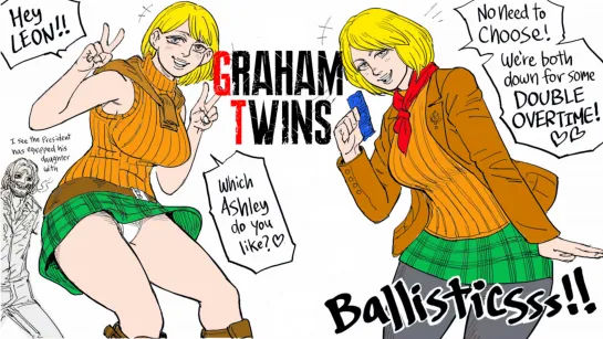 Ashley Graham ★  Twins (Близняшки Грэм) (Playable Ashley mod)