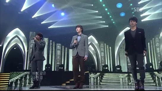 101205 SM The Ballad - Miss You @ SBS Inkigayo