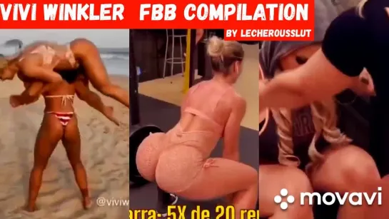 Vivi Winkler muscle bodybuiler fbb fit model ripped sexy teen compilation by lecherousslut