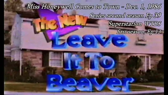 Все еще Бивер / Still the Beaver /  New Leave it to Beaver (1983 – 1989) серия 39)