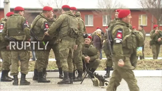 Военнослужащие батальона военной полиции ЮВО Министерства обороны РФ вернулись из Сирии.