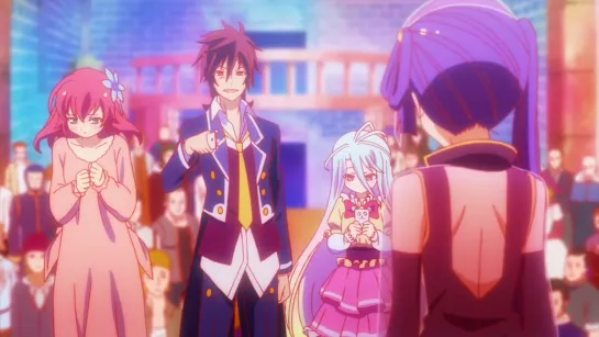 No Game No Life / Нет игры - нет жизни 3 серия (1080р)