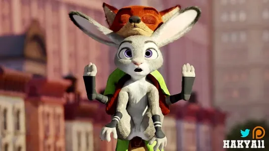 3674202 - Judy_Hopps Nick_Wilde Zootopia animated hakya11 webm