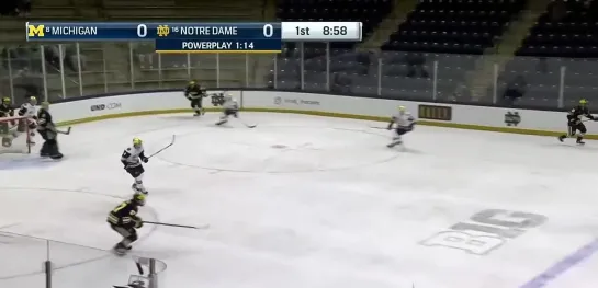 Matthew Beniers (#10) Shift by Shift vs. Notre Dame