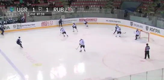 #26 Yevgeni Petrikov (Rubin) all shifts against Yugra