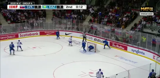 #15 Denis Chaporov (Kazakhstan) all shifts against Slovakia U20