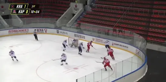 #18 Alexander Shaposhnikov (CSKA) all shifts against Kapitan