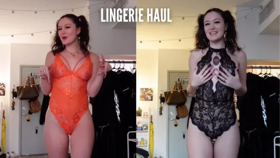 Testing Amazon Lingerie! Try on Haul ft. Avidlove and Tracys Dog