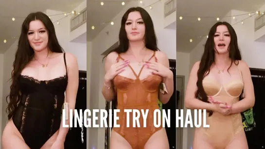 LACY LINGERIE TRY ON HAUL! (720p)