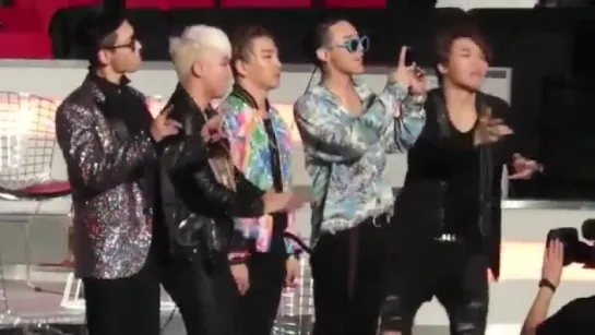 BIGBANG dance to  PSY "Daddy" @MAMA 2015