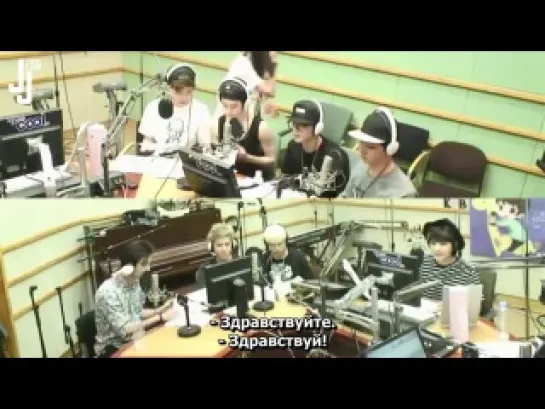 [140709] GOT7 на Kiss The Radio [русс. саб]