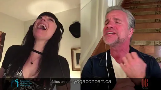 Bruno Pelletier et Elysabeth Diaga - Almost paradise( YOGA CONCERT CONTRE LE CANCER 2020)