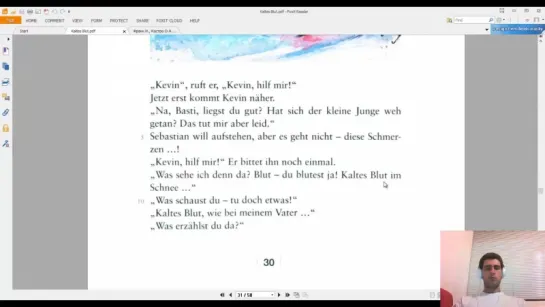 7 Глава  Адаптированная немецкая аудиокнига Kaltes Blut (A1_A2).