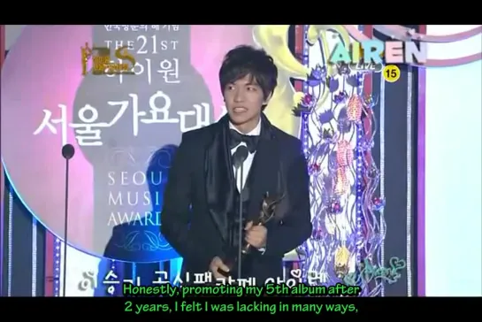 [ENG] Lee Seung Gi 이승기 - Seoul Music Awards 2012 (Bonsang Award Win) [CGPy2NvLcU4]