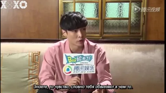 [РУСС.САБ] 161128 Zhang Yixing @ Tencent Interview