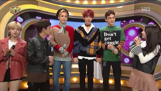 [VIDEO] 161106 EXO-CBX Interview @ SBS Inkigayo