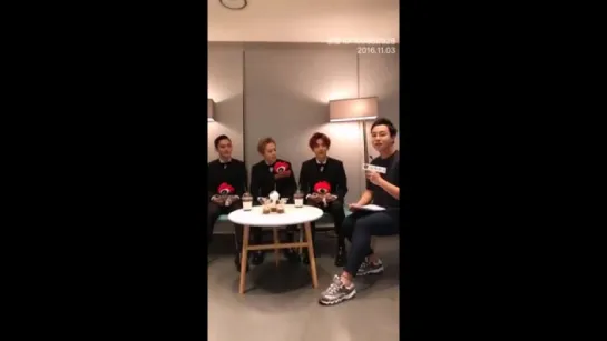 [VIDEO] 161103 EXO-CBX @ 一直播 YiZhiBo Sina Interview