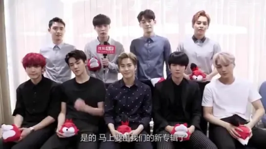 [VIDEO] 160617 EXO INTERVIEW @ SOHU TV