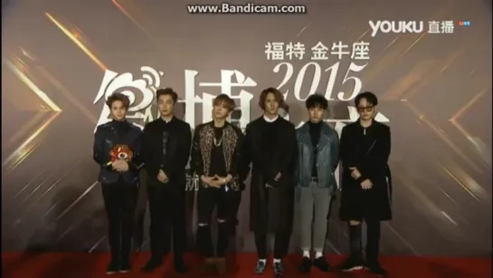 070116 BEAST - Weibo Night 2015 - Красная дорожка