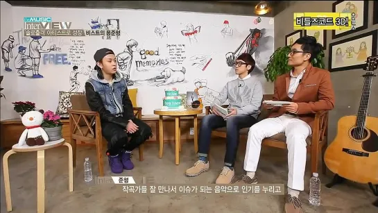 140107 Mnet 'THE MUSIC'  Interview