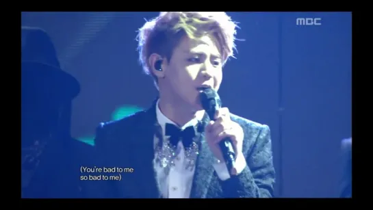 [SHOW] 08.12.12 Music Core. Yoseop Yang (양요섭) - Caffeine (카페인)